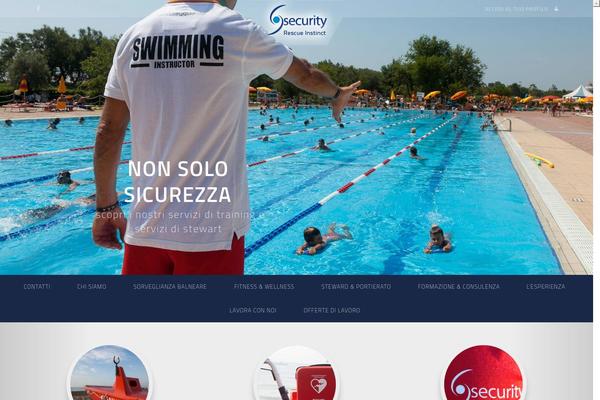 Security theme site design template sample