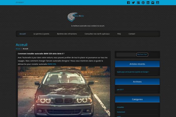 Twenty Seventeen theme site design template sample