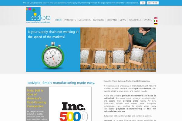 Inspire theme site design template sample
