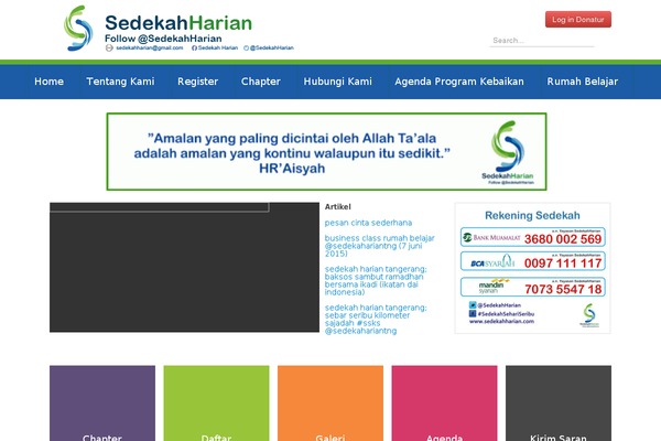 Reporter theme site design template sample