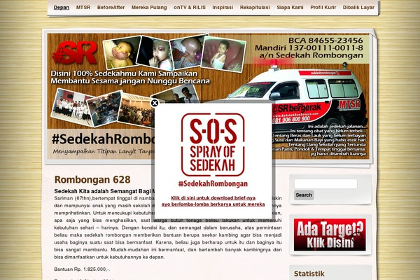 Site using Donasiaja plugin