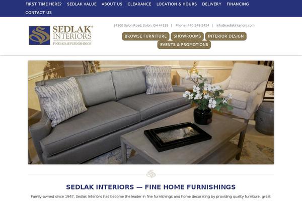 SiteOrigin North theme site design template sample