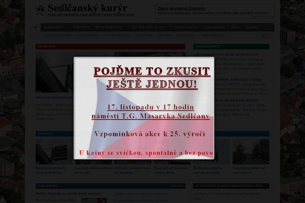 Site using Global Flash Gallery plugin