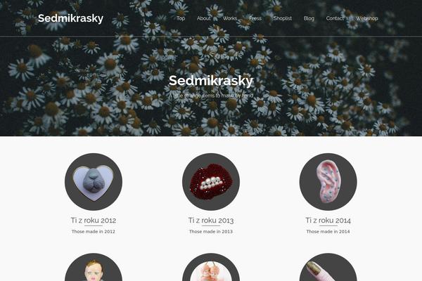 Pinnacle theme site design template sample