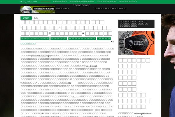SportsMag theme site design template sample