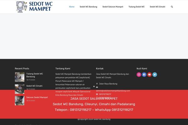 Site using Lead Call Buttons plugin