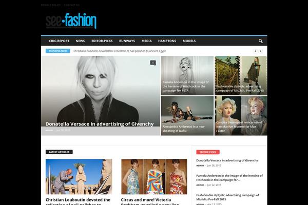NewsMag theme site design template sample