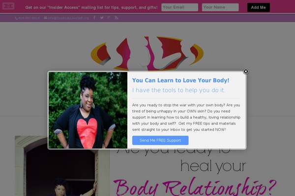 Site using Easy Social plugin