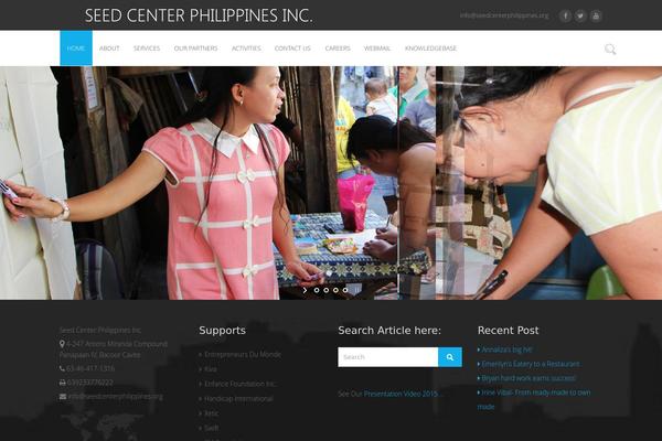 Hoxa theme site design template sample