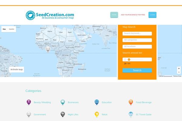 seedcreation.com site used Business Finder