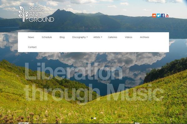 Acoustic theme site design template sample
