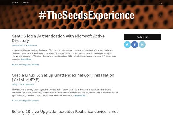seedsofgenius.net site used Catch Adaptive