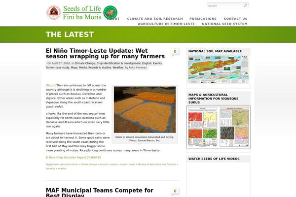 Eco theme site design template sample