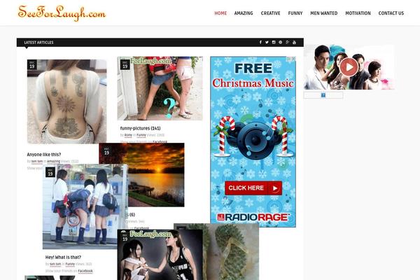 seeforlaugh.com site used Mag-wp