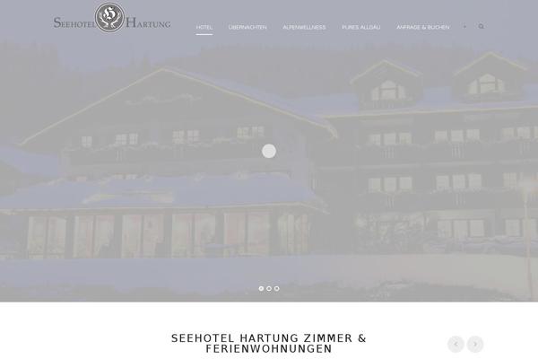 The7 Child theme site design template sample