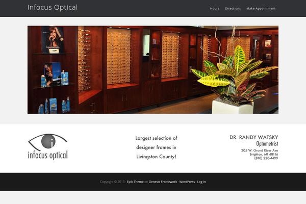 Epik theme site design template sample