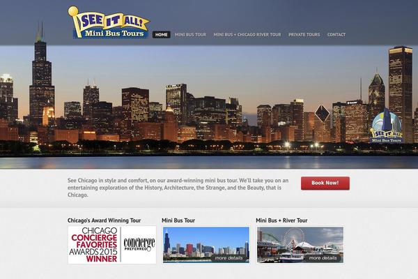 Chicago theme site design template sample