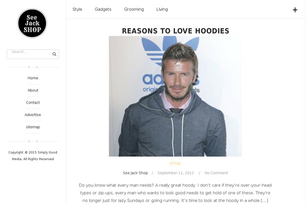 seejackshop.com site used NiceBlog