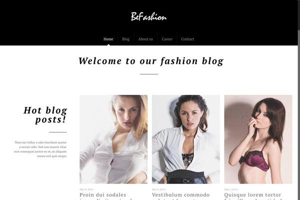 Bueno theme site design template sample