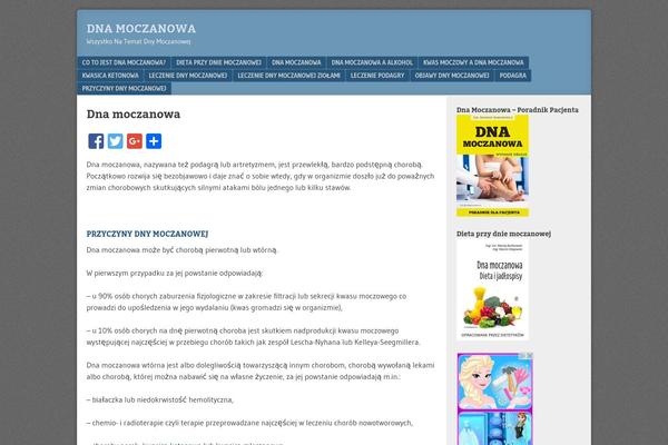Site using Easy Social plugin