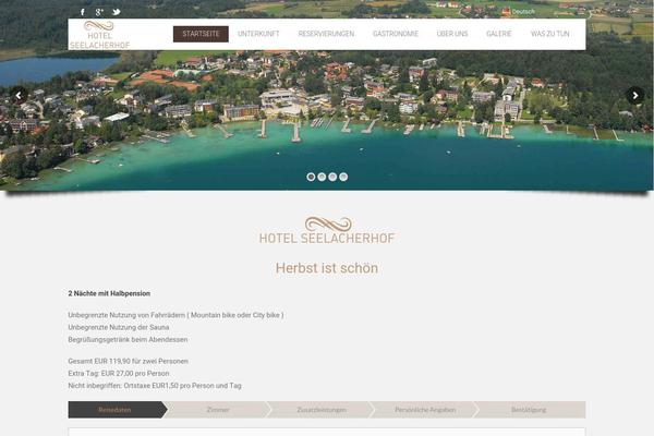 Hoteliour theme site design template sample