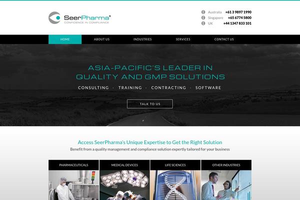 seerpharma.com site used Genesis-sample