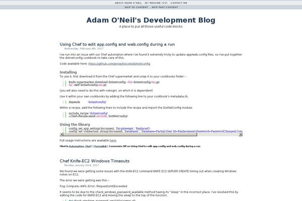 Simplr theme site design template sample