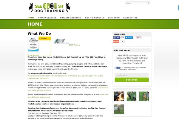 seespotsit.org site used Eco Pro