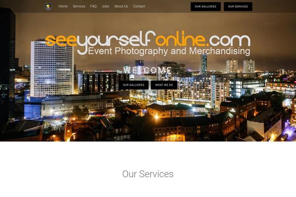 Tesseract theme site design template sample