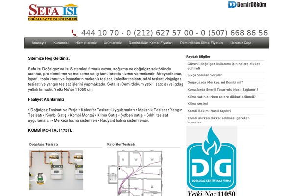 sefaisi.com site used Wpfirma