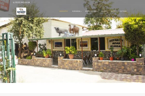 Batiment theme site design template sample