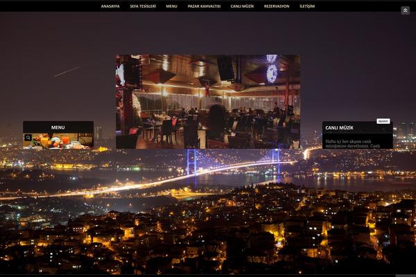 Fullscreen theme site design template sample