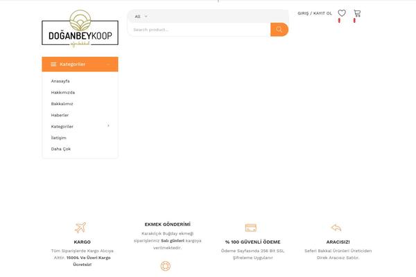 Safira theme site design template sample