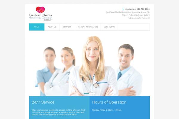 MediCure theme site design template sample