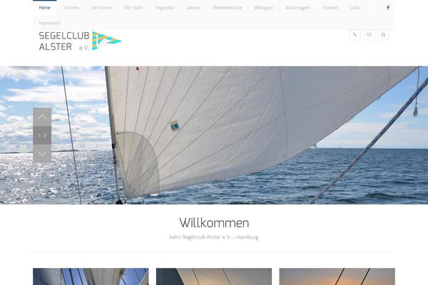 Falco theme site design template sample