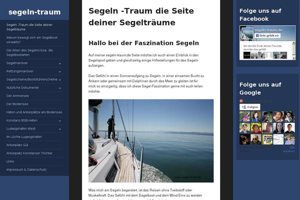 segeln-traum.de site used Newton