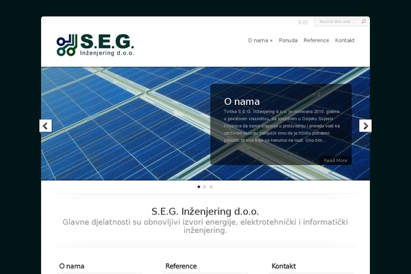 Chameleon theme site design template sample