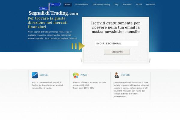 Bluelight theme site design template sample