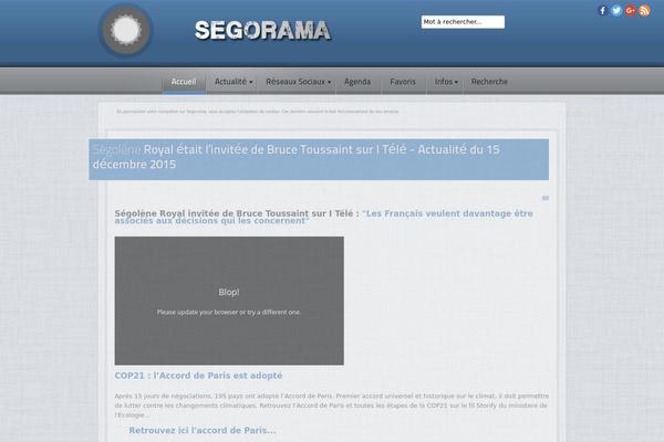 segorama.fr site used Presidente