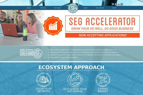 segreenhouse.org site used Seg