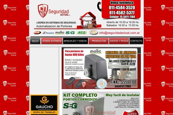 seguridadactual.com.ar site used Cloudpress