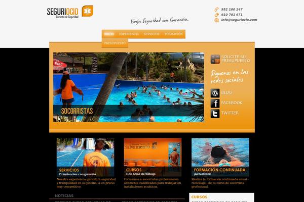 Site using WordPress Content Slide plugin