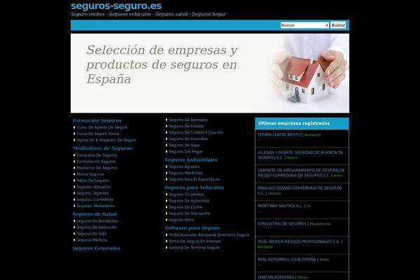 Directory theme site design template sample
