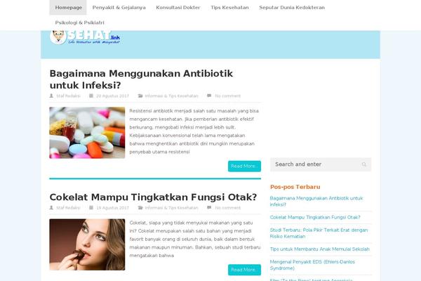 WordPress website example screenshot