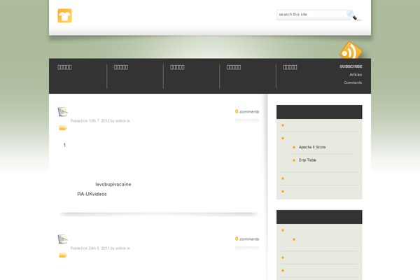 Organic Theme theme site design template sample