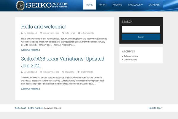 seiko7a38.com site used Schema Lite