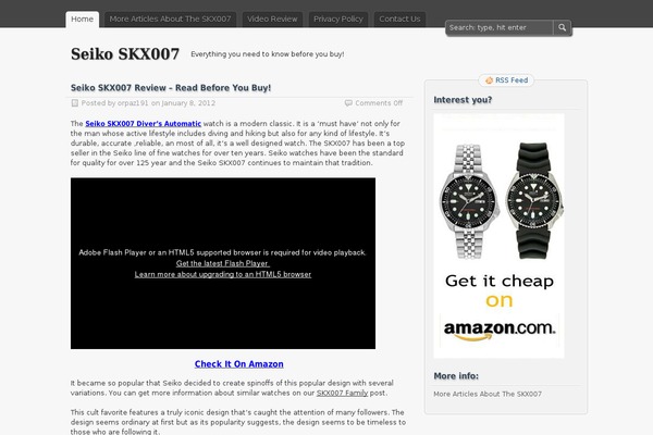 zBench theme site design template sample