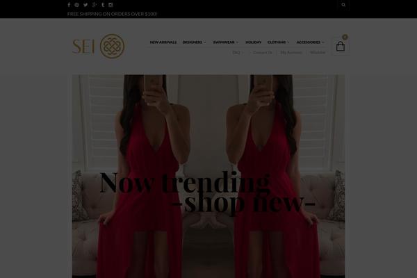 The Retailer theme site design template sample