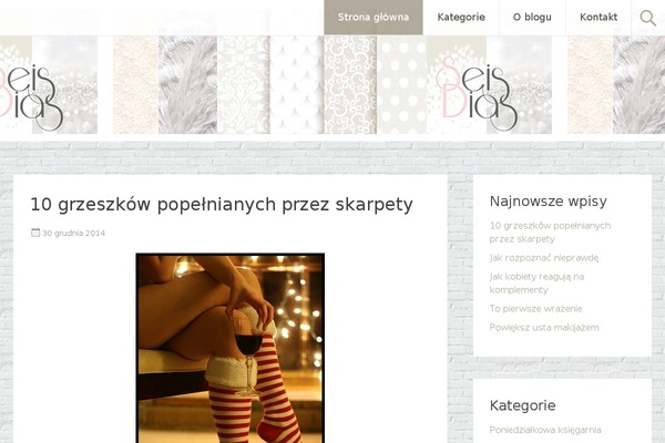 Radiate theme site design template sample