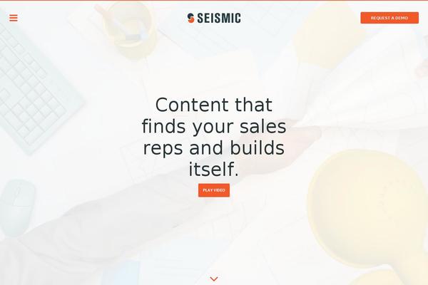 seismic.com site used Seismic-2022